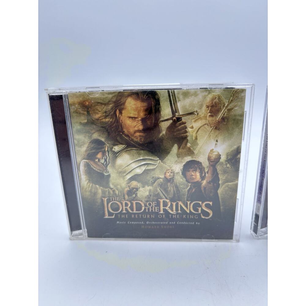 Lot (2) Lord of the Rings: The Two Towers & Fellowship Of The Ring Soundtrack CD - Picture 2 of 14